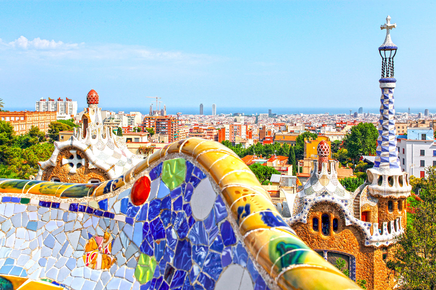 Mosaics Of The World Park Guell Sonite Innovative Surfaces